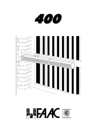 FAAC 400 SB инструкция по монтажу