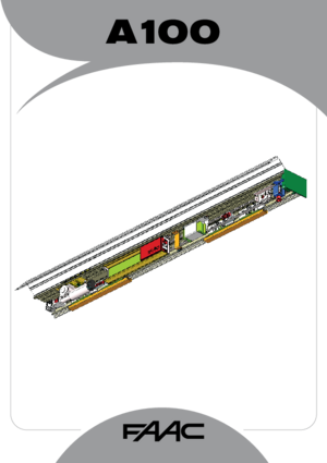 FAAC A100 COMPACT инструкция по эксплуатации и монтажу