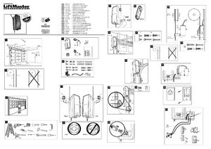 LIFTMASTER 3800 Рисунки инструкция по эксплуатации и монтажу