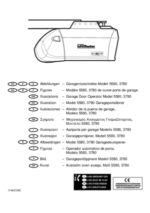 LIFTMASTER 5580 Рисунки инструкция по эксплуатации и монтажу