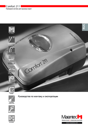 MARANTEC Comfort 211 инструкция по эксплуатации и монтажу