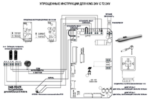 RIB KING 24V с блоком T2 24V краткое руководство