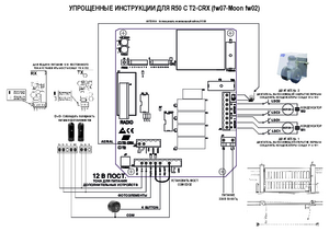 RIB R50 с блоком T2-CRX краткое руководство