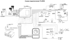 Автомобильная сигнализация CEL TOPLINE 2002 схема подключения