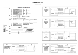 Автомобильная сигнализация CENMAX VH-210 схема подключения