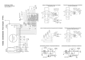 Автомобильная сигнализация CHALLENGER 5700i схема подключения