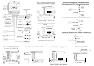 Автомобильная сигнализация JAGUAR JK-77 схема подключения