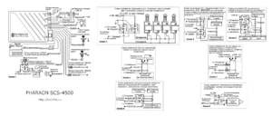 Автомобильная сигнализация PHARAON SCS-4500 схема подключения