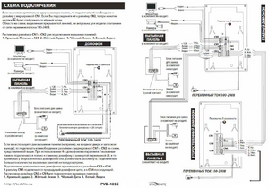 Видеодомофон POLYVISION PVD-405C схема подключения