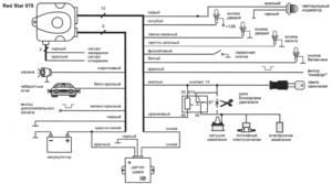 Автомобильная сигнализация RED STAR 970 схема подключения