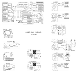Автомобильная сигнализация SCHER-KHAN MAGICAR 6 схема подключения