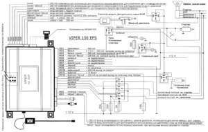 Автомобильная сигнализация VIPER 150 схема подключения